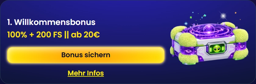 Trino Casino welcome bonus: 100% + 200 FS